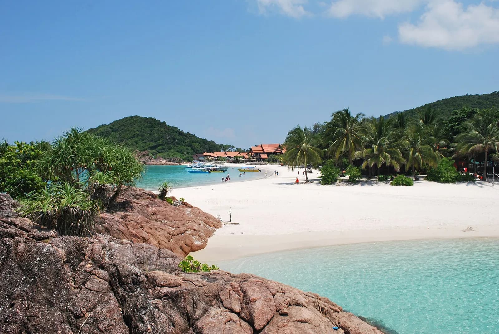 Pasir Panjang beach from the granite rocks, Pulau Redang