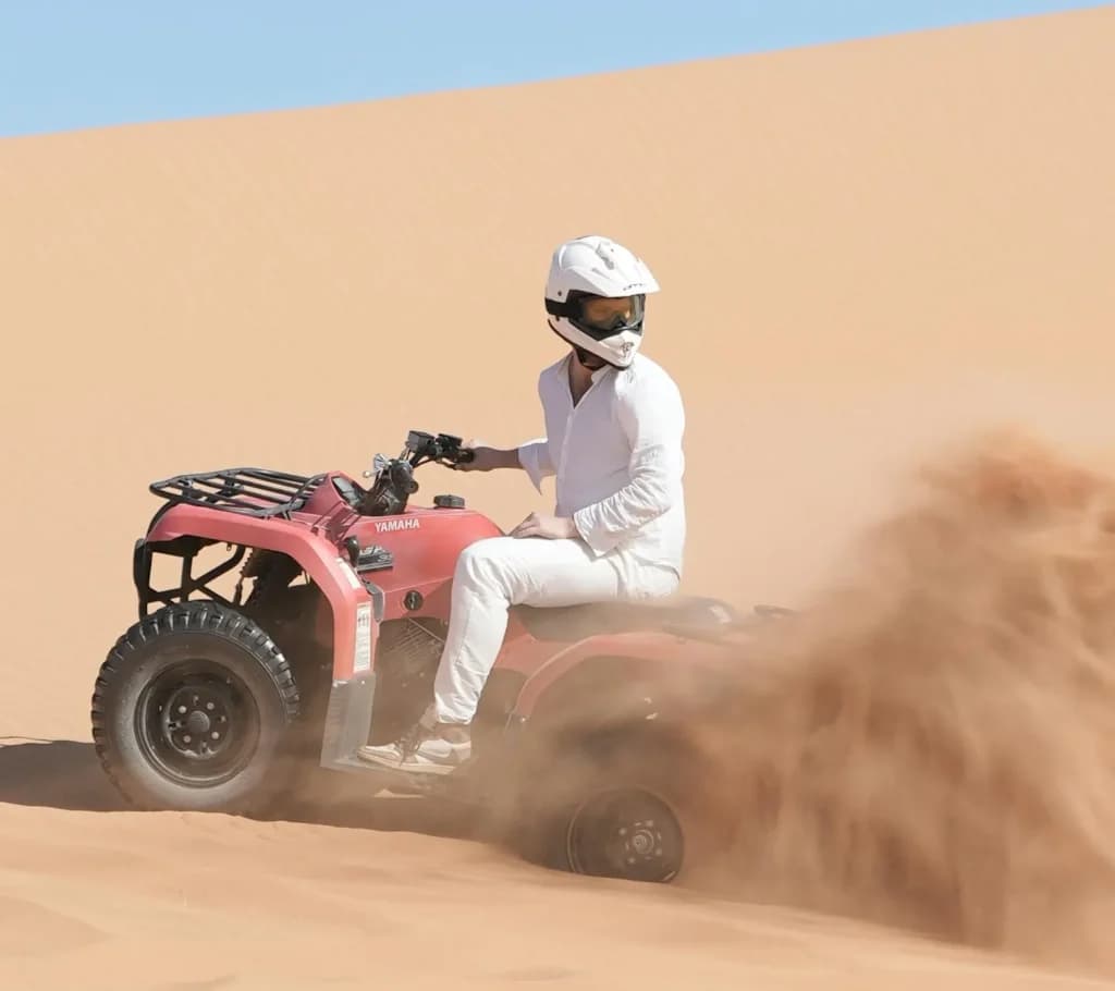 Quad Biking and Dune Bashing Thrills desert safari dubai